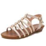 Summer 2026 New Thin Straps With Skirts Roman Slippers LA2411 - Image 4
