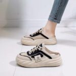 Stepping on shit feeling pregnant women’s half slippers LA3847