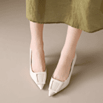 Fashionable square buckle Shoes LA695 - Image 2