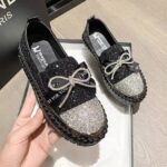 Loafers for women autumn new style slip-on rhinestone LA2845 - Image 4
