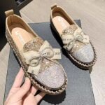 Loafers for women autumn new style slip-on rhinestone LA2845 - Image 3