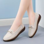 Women comfortable non-slip casual loafer shoes LA2809 - Image 5