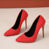 Red 2.75 Inch Heel