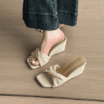 French retro woven slippers for women 2025 LA8031