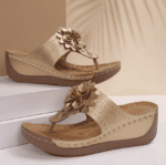 Summer new style flip flops wedge heel casual breathable flower sandals slippers for outdoor wear beach seaside vacation slippers LA2406 - Image 6
