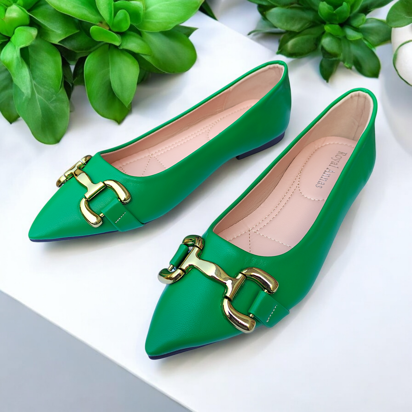 LA2075 (2) Comfortable Flat Pumpy Slipper LA2075 - Image 1