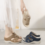 2025 Spring and Summer New Comfortable Casual Wedge Heel Beach Sandals Women's Shoes
