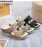 Spring and Summer New Fashion Casual Wedge Heel Beach Women's Sandals - Image 5