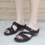 2025 new sandals lightweight comfortable casual beach wedge sandals for women - Image 3