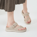 Sports casual sandals new 2025 Velcro hollow thick bottom women's sandals - Image 2