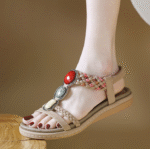Spring and Summer 2025 New Soft-soled Flat Sandals Women's - Image 6