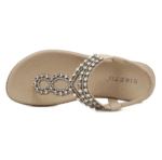 Sandals Bohemian rhinestones comfortable round toe seaside flat shoes - Image 5