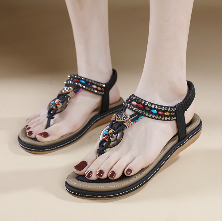 Screenshot 2025-06-25 200100 New 2025 Cross-border Foreign Trade Flip-flop Rhinestone Sandals for Women - Image 1