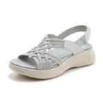 Amazon 2025 summer new large sole casual lightweight elastic thick-soled sandals - Image 2