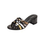 Braided hollow sandals cross-border thick heel - Image 7