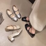 French Mary Jane high heels for women 2025