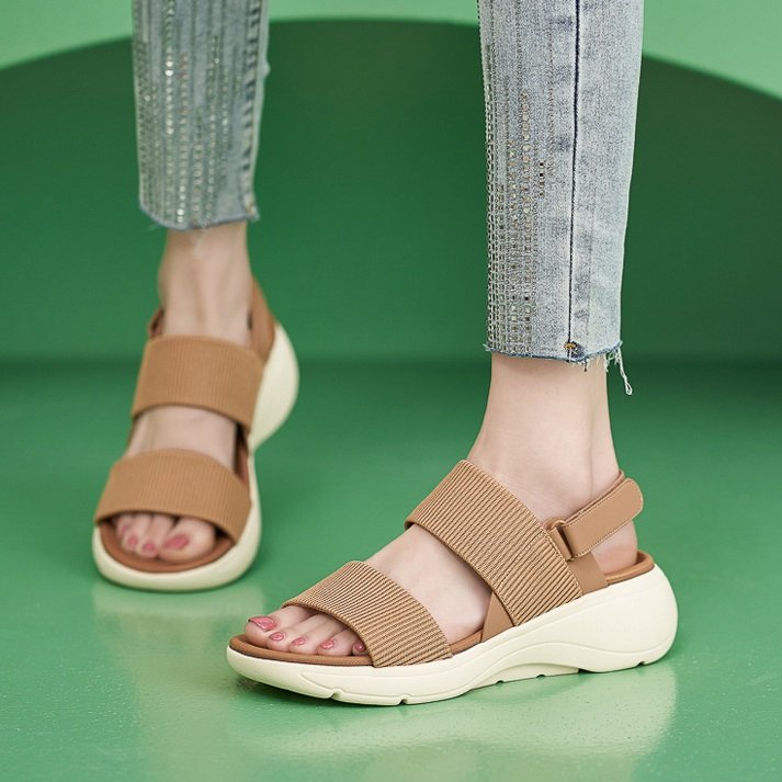 O1CN01dfj5dj2DMZ1PeuNLk_!!3707858595-0-cib New thick-soled sandals, lightweight, non-slip, comfortable, casual sports, women's shoes - Image 1