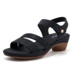 New 2025 Spring and Summer Diamond Fashion Wedge Heel Open Toe Non-slip Wedge Heel Commuter Sandals for Women - Image 2