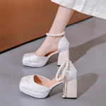 Retro embroidered Chinese style baotou sandals for women - Image 2