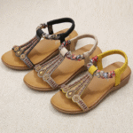 Amazon 2025 summer new versatile fashion trend women's sandals elastic band lightweight and comfortable sandals - Image 2