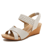 Foreign trade sandals women’s wedge heel open toe fashionable women’s shoes - Image 3