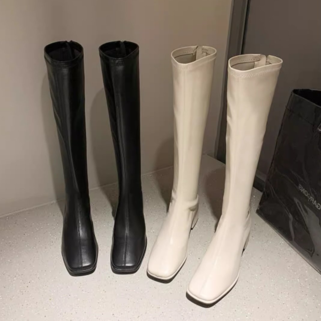 O1CN012WWlPU1kelwGKALOj_!!1903004709 Knee-high boots for women Spring and Autumn 2025 - Image 1