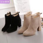 Martin boots high heel short boots LA5554