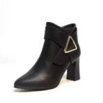 Korean high heels boots thick heels - Image 4