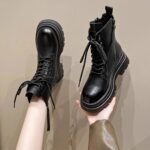 Black Martin boots women 2025 - Image 2