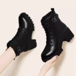 Martin boots women’s thick bottom waterproof platform