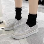 2025 Spring/Autumn New Fashionable Round Toe Deep Mouth Slip-on Single Shoes Women’s Versatile Commuting and Outerwear Platform Loafers - Image 2