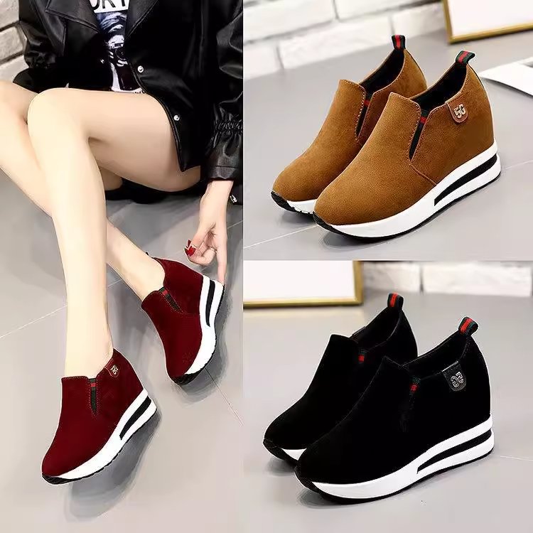 O1CN014PviR61Pnq4sQXzgt_!!25771251886.jpg_ Women’s platform loafers, slip-on style, low-top casual loafers, suitable for all seasons and all seasons. - Image 1