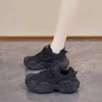 High-end chunky sneakers for women, 2025 autumn Korean style, fashionable, comfortable, breathable mesh, height-increasing - Image 2