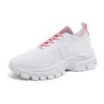 Women’s Flyknit Sneakers, Spring/Summer 2025 New Style, Hollow Mesh Fabric, Breathable, Lightweight, Thick Sole - Image 7