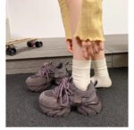 Daddy shoes for women 2025 autumn new mesh retro versatile small height-enhancing thick-soled sports casual shoes - Image 6