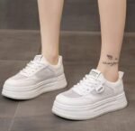 Women’s Breathable Mesh Sneakers with a “walking on clouds” Feel – White Sneakers 2025 New - Image 3