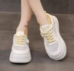 Women’s Breathable Mesh Sneakers with a “walking on clouds” Feel – White Sneakers 2025 New - Image 2