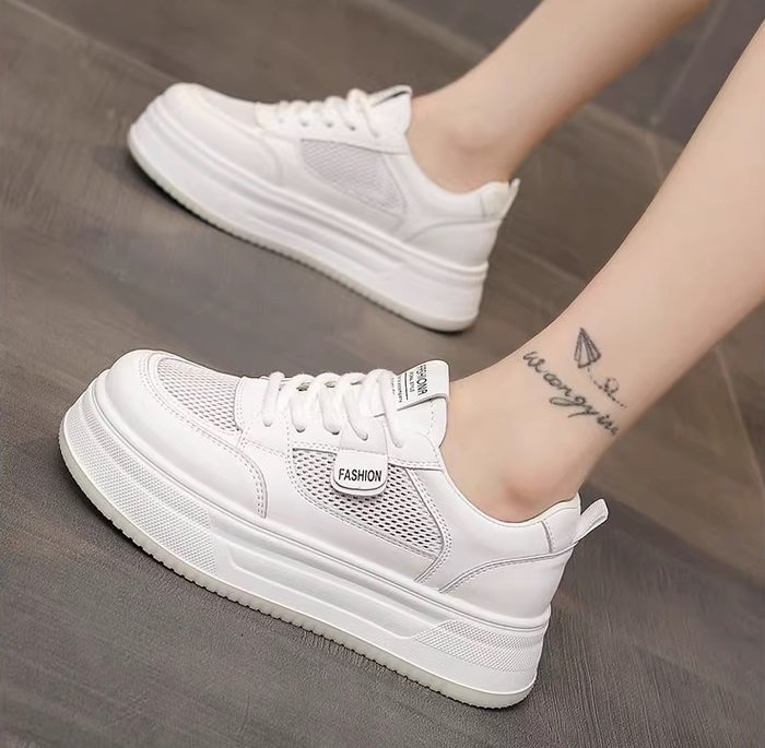 O1CN01PUmca31V3TdVjNpI0_!!2620692597 Women’s Breathable Mesh Sneakers with a “walking on clouds” Feel – White Sneakers 2025 New - Image 1