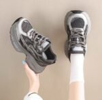Daddy shoes for women 2025 autumn new mesh breathable retro versatile thick bottom heightened comfortable casual sports shoes - Image 3
