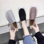2025 Spring/Autumn New Fashionable Round Toe Deep Mouth Slip-on Single Shoes Women’s Versatile Commuting and Outerwear Platform Loafers - Image 4