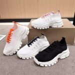 Women’s Flyknit Sneakers, Spring/Summer 2025 New Style, Hollow Mesh Fabric, Breathable, Lightweight, Thick Sole - Image 5