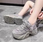 Keds Sample (CopyPopular round-toe lace-up platform sneakers for women LA4717, new autumn 2025 style, trendy and versatile chunky sneakers. - Image 2