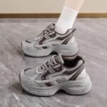 Daddy shoes for women 2025 autumn new mesh breathable retro versatile thick bottom heightened comfortable casual sports shoes - Image 8