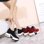 Women’s Wedge Heel Shoes, Summer/Autumn 2025 Style, Popular and Versatile Korean Style, Thick Sole, Casual Sports Travel Shoes - Image 5