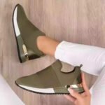 Best-selling plus-size women’s slip-on shoes, new style, Nude shoes - Image 5