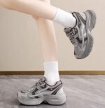 Daddy shoes for women 2025 autumn new mesh breathable retro versatile thick bottom heightened comfortable casual sports shoes - Image 4