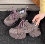 Daddy shoes for women 2025 autumn new mesh retro versatile small height-enhancing thick-soled sports casual shoes - Image 4