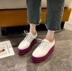 Korean style versatile and fashionable lace-up flats Sneakers 2025 - Image 6