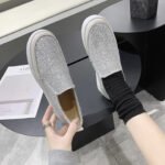 2025 Spring/Autumn New Fashionable Round Toe Deep Mouth Slip-on Single Shoes Women’s Versatile Commuting and Outerwear Platform Loafers - Image 5