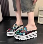 Women’s petite, height-increasing, stylish platform Shoes , 2025 - Image 4